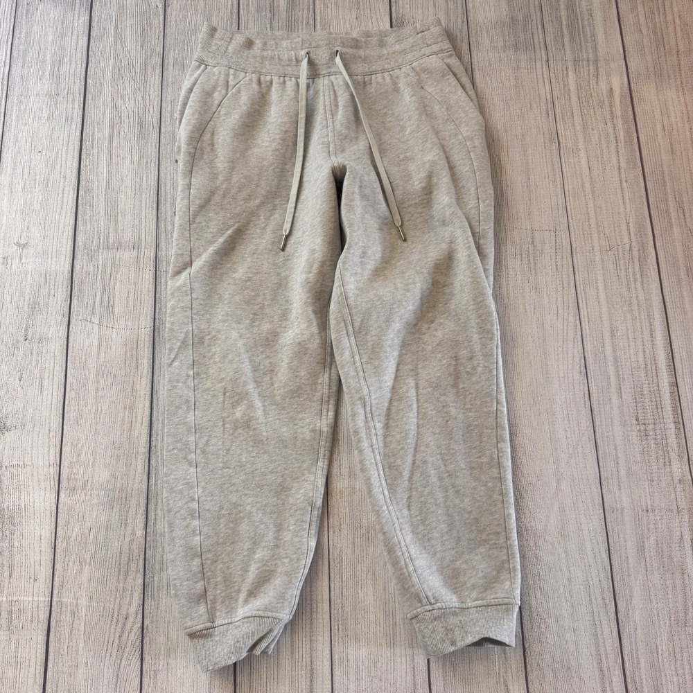 Lululemon Scuba High-Rise Jogger Sweatpants Women's 8 Gray Active Athletic Comfy